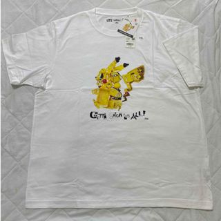 ユニクロ(UNIQLO)のUNIQLO ポケモン　Ｔシャツ　半袖　3XL ホワイト　新品　タグ付き　ＵＴ(Tシャツ/カットソー(半袖/袖なし))