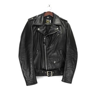 ショット(schott)のショット Schott ■ 【 613UHT HORSEHIDE ONE STAR 】 ワンスター ダブル レザー ライダース ジャケット　33306(ライダースジャケット)