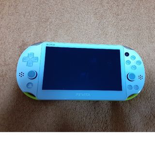 ソニー(SONY)のpsvita本体　ライムグリーン/ホワイト　中古箱無し　値下げ不可(携帯用ゲーム機本体)