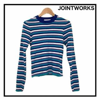 ジョイントワークス(JOINT WORKS)のジョイントワークス　ボーダーニット　セーター　マルチカラー　長袖　レディース(ニット/セーター)