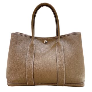 エルメス(Hermes)の　エルメス HERMES ガーデンパーティＴＰＭ Ｙ刻印 エトゥープ ネゴンダ レディース ハンドバッグ(ハンドバッグ)