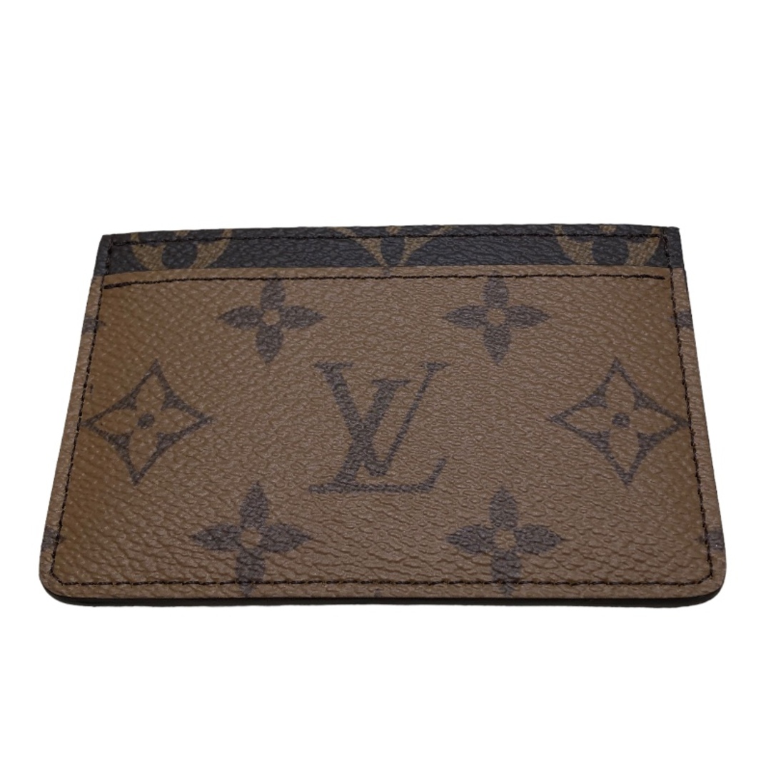 LOUIS VUITTON(ルイヴィトン)の　ルイ・ヴィトン LOUIS VUITTON モノグラムリバース　ポルトカルトサーンプル M69161 ブラウン モノグラムリバース ユニセックス カードケース レディースのファッション小物(名刺入れ/定期入れ)の商品写真