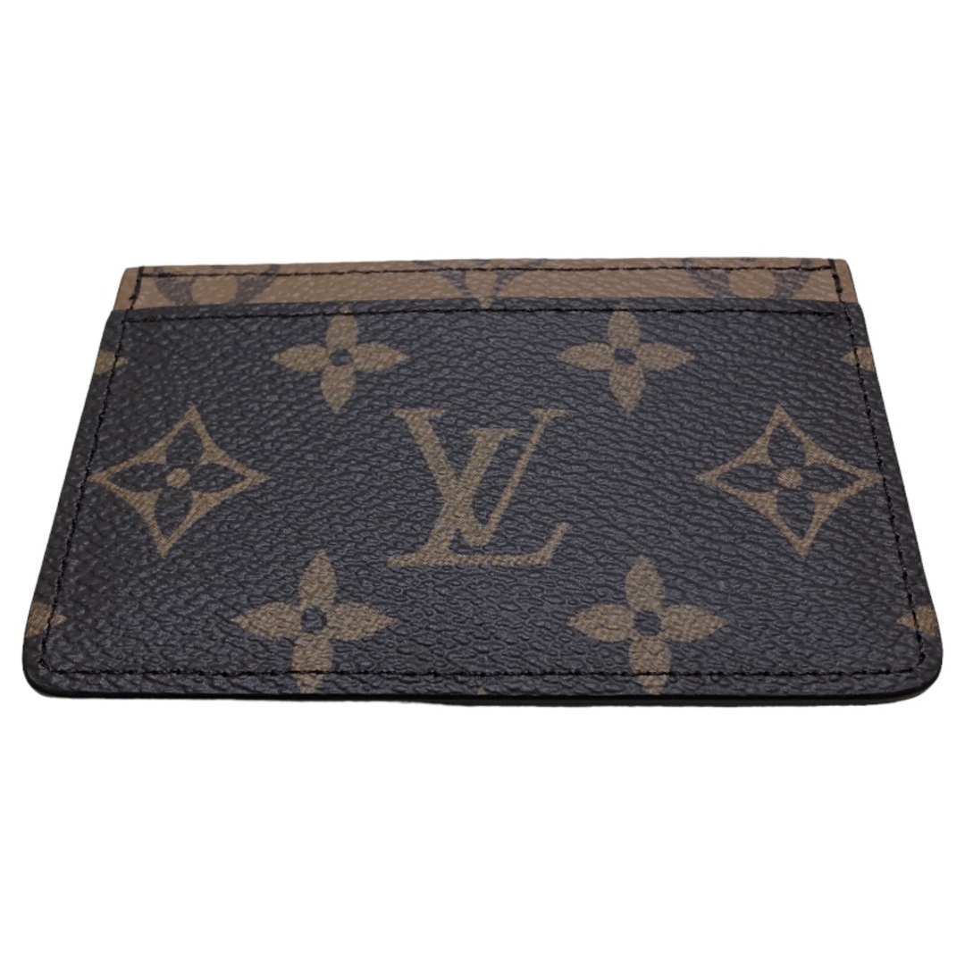 LOUIS VUITTON(ルイヴィトン)の　ルイ・ヴィトン LOUIS VUITTON モノグラムリバース　ポルトカルトサーンプル M69161 ブラウン モノグラムリバース ユニセックス カードケース レディースのファッション小物(名刺入れ/定期入れ)の商品写真