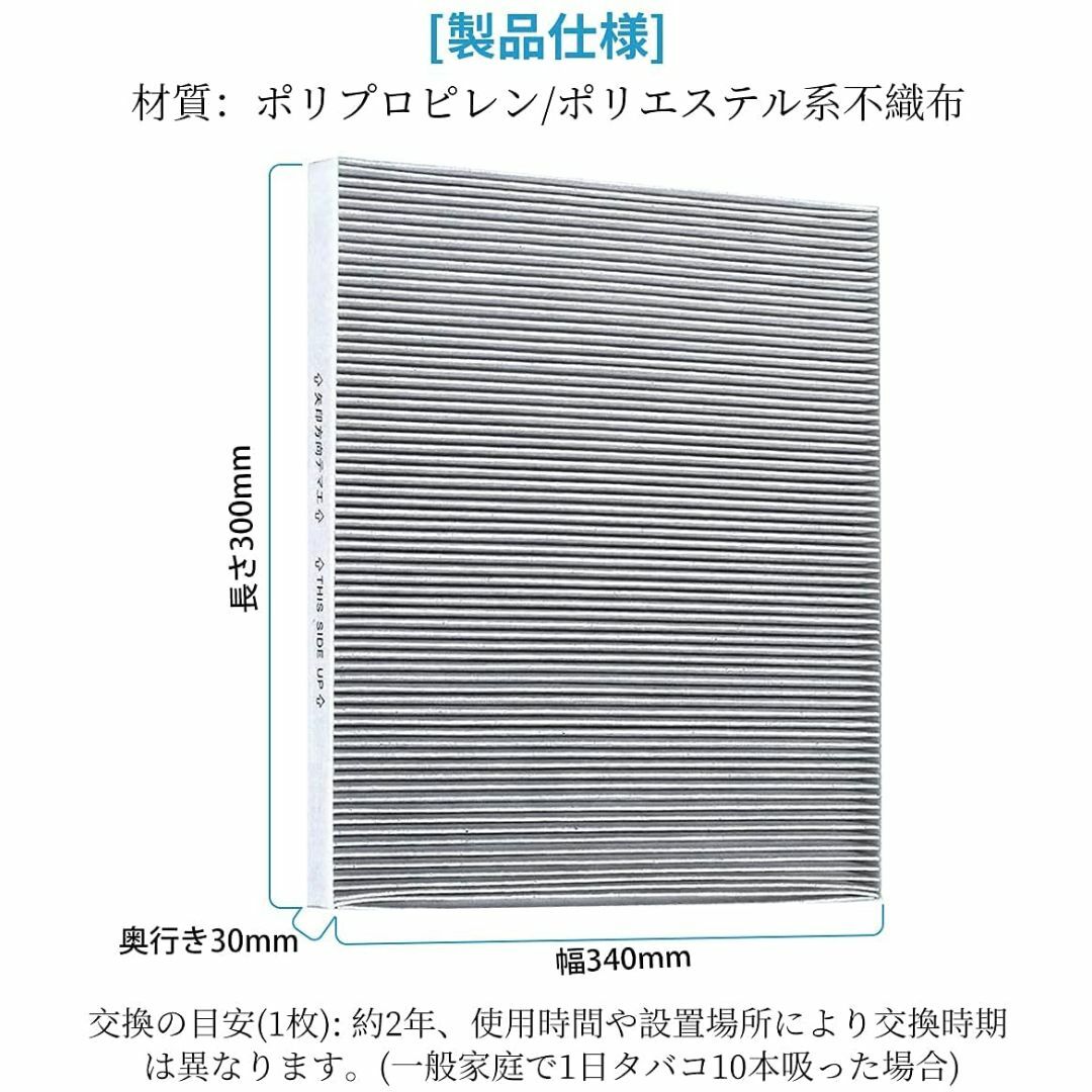 FLN PA-FH01-J 空気清浄機用交換フィルター 空気清浄機 PA-HA1 スマホ/家電/カメラの冷暖房/空調(その他)の商品写真