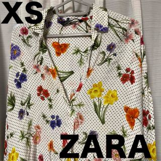 ザラ(ZARA)のZARA⭐︎花柄シャツsizeXS(シャツ/ブラウス(長袖/七分))