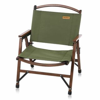 【色: グリーン】Mozambique アウトドア チェア キャンプ 椅子 折り(テーブル/チェア)