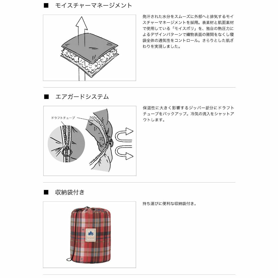 ロゴス(LOGOS) 丸洗いスランバーシュラフ スポーツ/アウトドアのアウトドア(寝袋/寝具)の商品写真