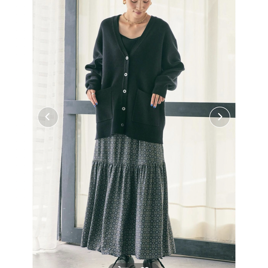 AMERICAN HOLIC(アメリカンホリック)のAMERICAN HOLIC   アソートプリントティアードスカート レディースのスカート(ロングスカート)の商品写真