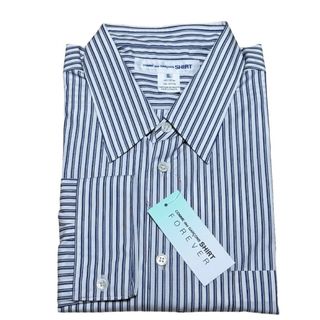 コムデギャルソンシャツ(COMME des GARCONS SHIRT)の【新品】★ コムデギャルソンシャツ forever ストライプ 長袖 ワイド(シャツ)