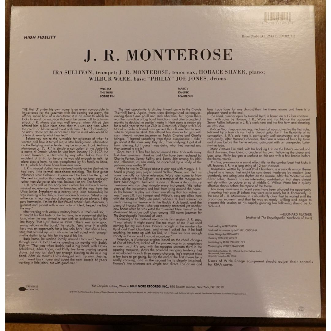 [004]LP重量盤　MONTEROSE　Same　bluenote1536  エンタメ/ホビーのエンタメ その他(その他)の商品写真