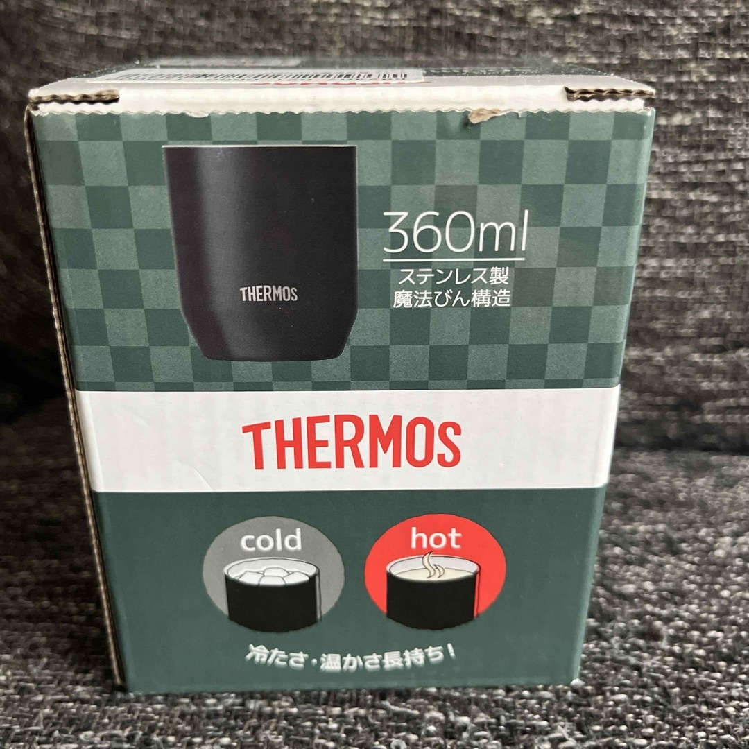 THERMOS(サーモス)の真空断熱カップ JDH-360CBK ブラック インテリア/住まい/日用品のキッチン/食器(タンブラー)の商品写真