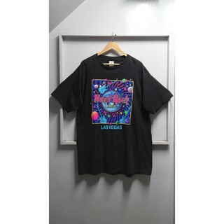 90’s Hard Rock HOTEL LAS VEGAS USA製 Tシャツ(Tシャツ/カットソー(半袖/袖なし))