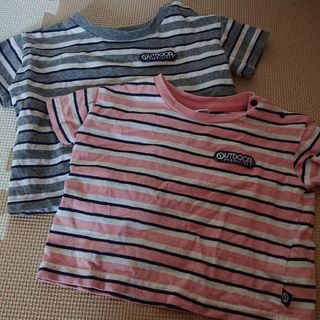 アウトドア(OUTDOOR)の双子トップス 男女ツインズ(Tシャツ/カットソー)