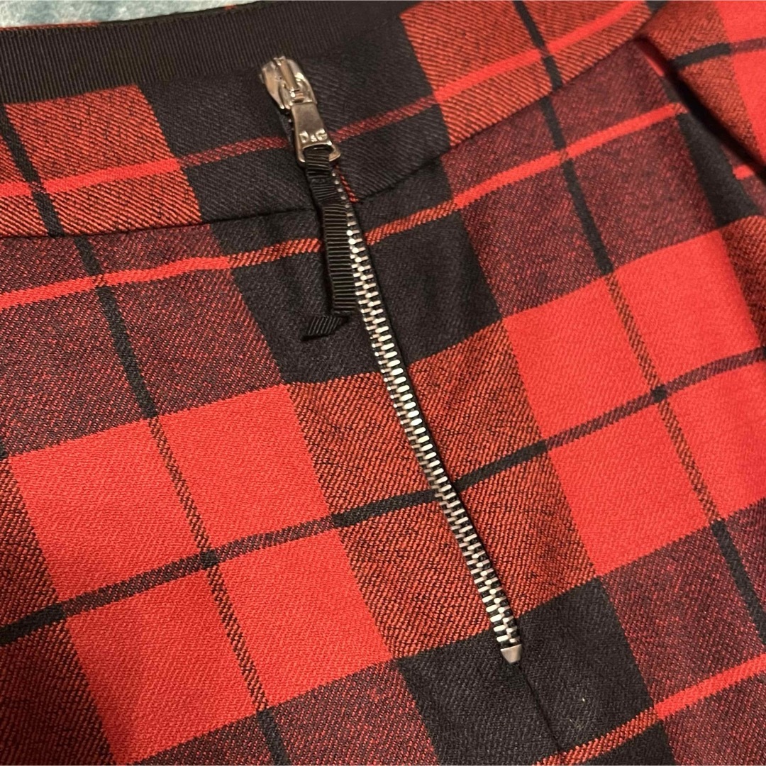 D&G 赤チェック パニエハイウエストスカート DOLCE&GABBANA D&G 赤チェック パニエハイウエストスカート DOLCE&GABBANA