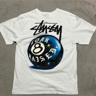 ステューシー(STUSSY)のSTUSSY × BORN x RAISED 8ボールtee tシャツ　 M(Tシャツ/カットソー(半袖/袖なし))