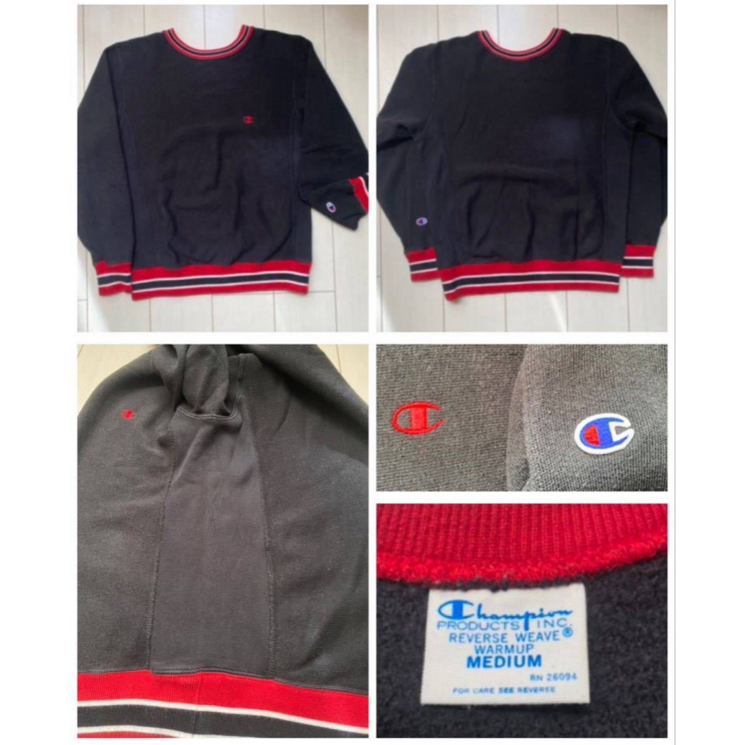 Champion(チャンピオン)の美品 champion reverse weave lib line black メンズのトップス(スウェット)の商品写真