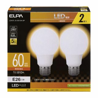 エルパ (ELPA) LED電球A形広配光 E26 電球色相当 屋内用 LDA7