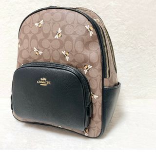 コーチ(COACH)の【24時間以内発送】COACH リュック  ハチ 蜂  ブラック　ブラウン　黒(リュック/バックパック)