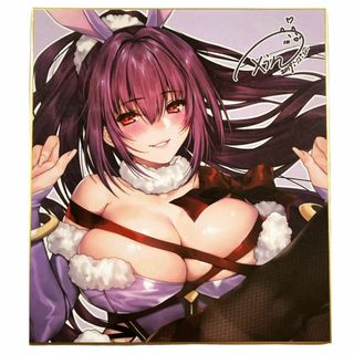 萌姫連合 Xin C97 FGO バニー スカサハ 色紙(その他)