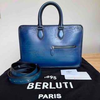 Berluti - 最新型 59.4万円 ベルルッティ アンジュール スクリットレザーブリーフケース