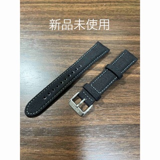 セイコー(SEIKO)のSEIKO セイコー ファブリックベルト　黒　20mm(腕時計(アナログ))