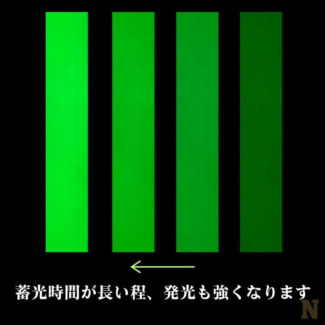 ☆大人気☆ 夜行 テープ 蓄光 シール 防水 災害 停電 事故防止 カット ハンドメイドの素材/材料(生地/糸)の商品写真