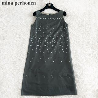 mina perhonen ノースリーブ ワンピース