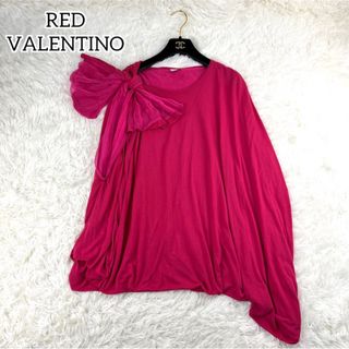 RED VALENTINO レディース　トップス　リボン　ノースリーブ　ピンク