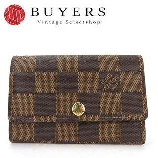 ルイヴィトン(LOUIS VUITTON)の【中古】 ルイ・ヴィトン キーケース ミュルティクレ6 N62630 ダミエキャンバス ブラウン ゴールド金具 普段使い 小物 レディース メンズ LOUIS VUITTON(キーケース/名刺入れ)