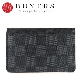 ルイヴィトン(LOUIS VUITTON)の【中古】 ルイ・ヴィトン カードケース ネオポルトカルト N62666 ダミエグラフィットキャンバス ブラック グレー レディース メンズ LOUIS VUITTON(パスケース/IDカードホルダー)