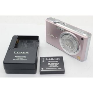 【返品保証】 パナソニック Panasonic LUMIX DMC-FX33 ピンク バッテリー チャージャー付き コンパクトデジタルカメラ  s9138(コンパクトデジタルカメラ)