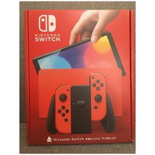 ニンテンドースイッチ(Nintendo Switch)のnintendo switchニンテンドースイッチ 有機EL マリオレッド 新品(家庭用ゲーム機本体)