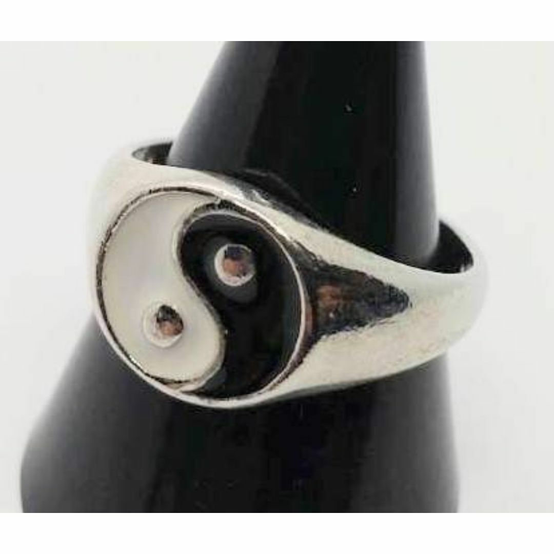 【フリーサイズ】陰陽　リング　指輪　中国　ストリート　パンク　ロック メンズのアクセサリー(リング(指輪))の商品写真