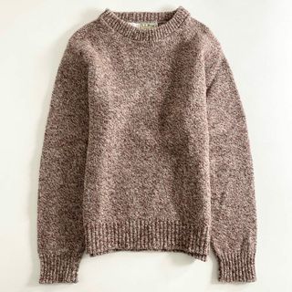 エルエルビーン(L.L.Bean)の75e8 L.L.Bean エルエルビーン USA製 ニットセーター M レッド系 Vintage ヴィンテージ KNIT SWEATER(ニット/セーター)