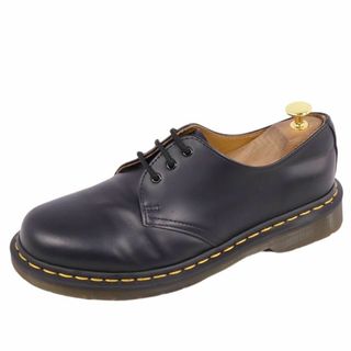 ドクターマーチン(Dr.Martens)の美品 ドクターマーチン Dr.Martens レザーシューズ ダービーシューズ 1461 3ホール スムースレザー 革靴 メンズ UK7(ドレス/ビジネス)