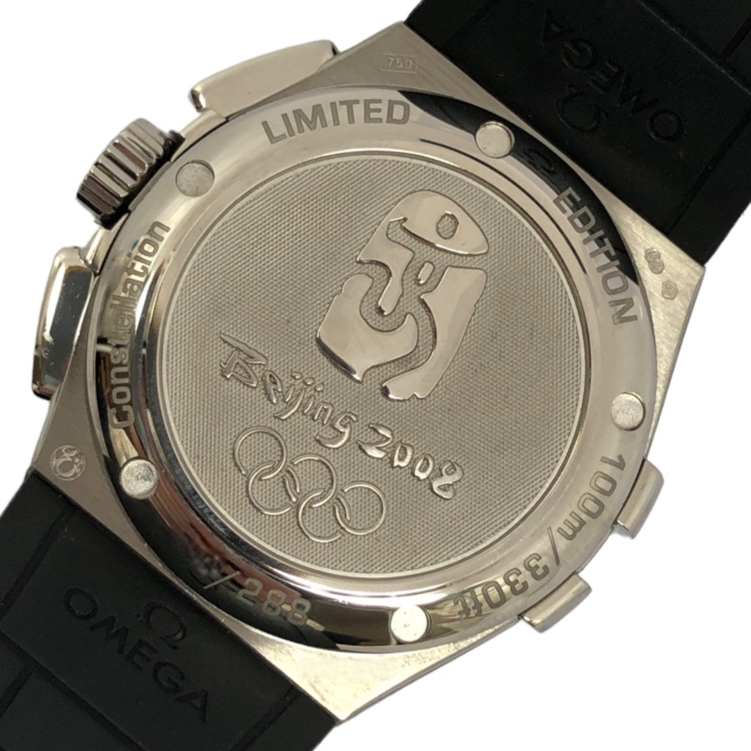 OMEGA(オメガ)の　オメガ OMEGA コンステレーション ダブルイーグル クロノグラフ 121.57.35.50.02.001 シルバー K18WG/ラバーベルト 自動巻き メンズ 腕時計 メンズの時計(その他)の商品写真