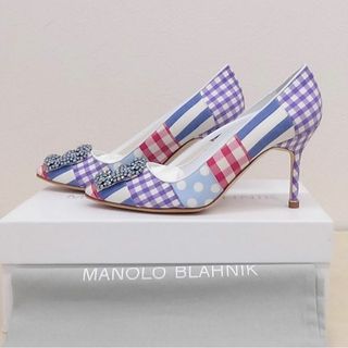 マノロブラニク(MANOLO BLAHNIK)のマノロブラニク　ハンギシのパンプス　未使用品です。 (ハイヒール/パンプス)