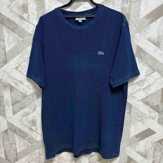 LACOSTE - LACOSTE ラコステ　インディゴ染め半袖Tシャツ L 5 クラシックフィット