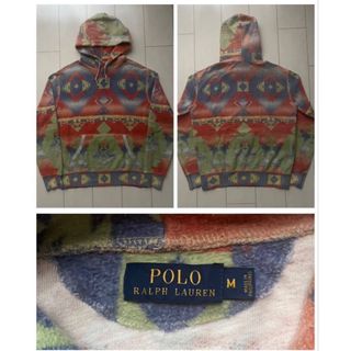 ポロラルフローレン(POLO RALPH LAUREN)の美品 POLO ラルフローレン native ネイティブ スウェット パーカー(パーカー)