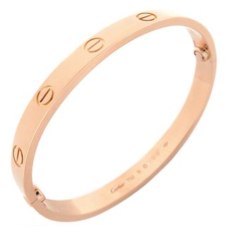 カルティエ(Cartier)のカルティエ Cartier ブレスレット LOVE ラブブレス K18PG ピンクゴールド #16 750 18K 18金 バングル  B6067416【中古】(ブレスレット/バングル)