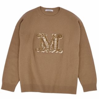 Max Mara - 美品 マックスマーラ Max Mara ニット PALATO パラート セーター プルオーバー Mロゴ カシミヤ トップス S ブラウン