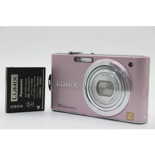 【返品保証】 パナソニック Panasonic LUMIX DMC-FX60 ピンク バッテリー付き コンパクトデジタルカメラ  s9150(コンパクトデジタルカメラ)