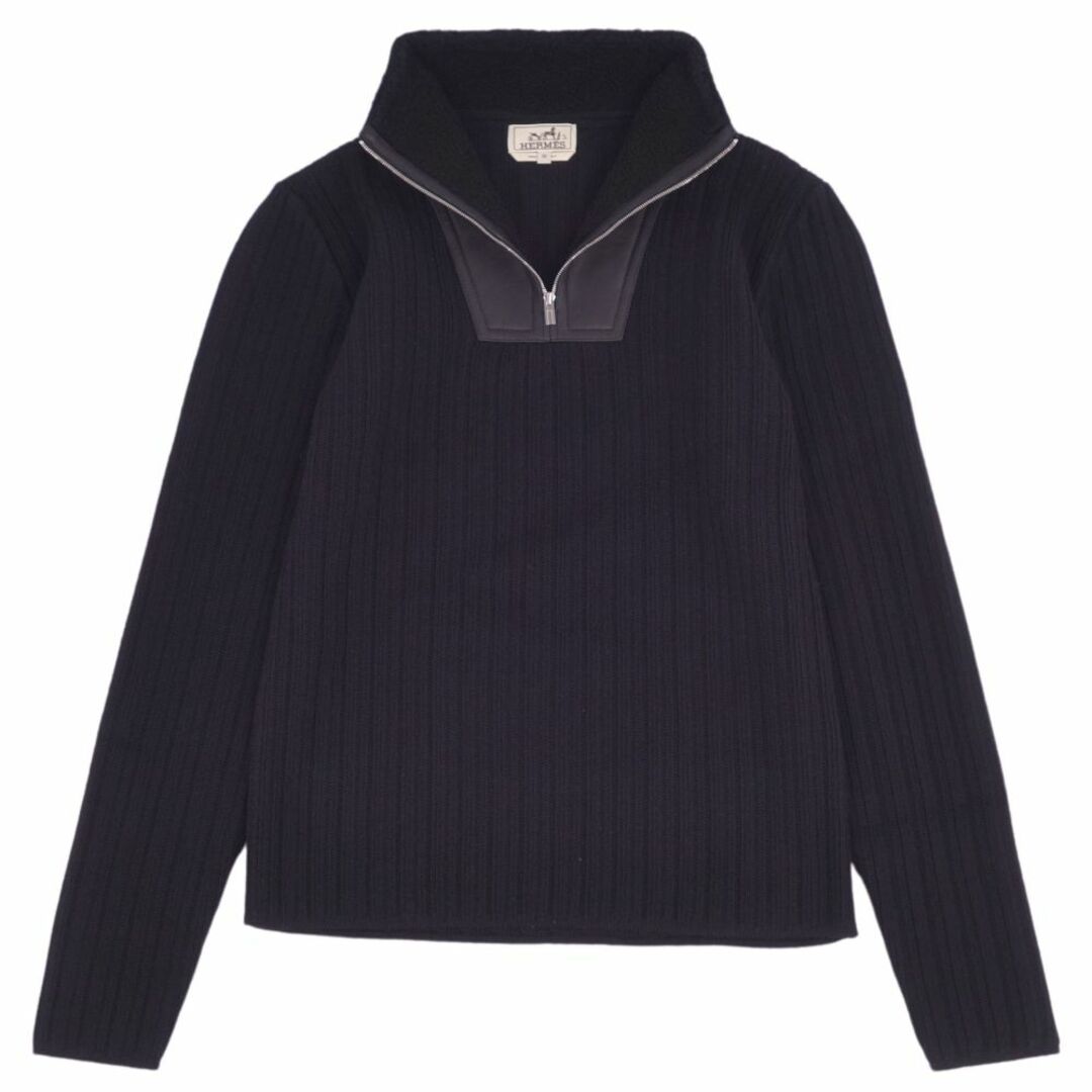 HERMES - 美品 エルメス HERMES ニット ハーフジップ セーター HERMES - 美品 エルメス HERMES ニット ハーフジップ セーター