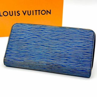 ルイヴィトン(LOUIS VUITTON)の【極美品】新型モデル ルイヴィトン エピ デニム ジッピーウォレット 長財布(長財布)