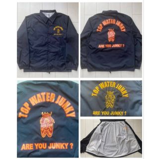 VINTAGE - 美品 TOP WATER JUNKY NYLON coach jacket M 