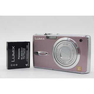 【返品保証】 パナソニック Panasonic LUMIX DMC-FX01 ピンク バッテリー付き コンパクトデジタルカメラ  s9158(コンパクトデジタルカメラ)