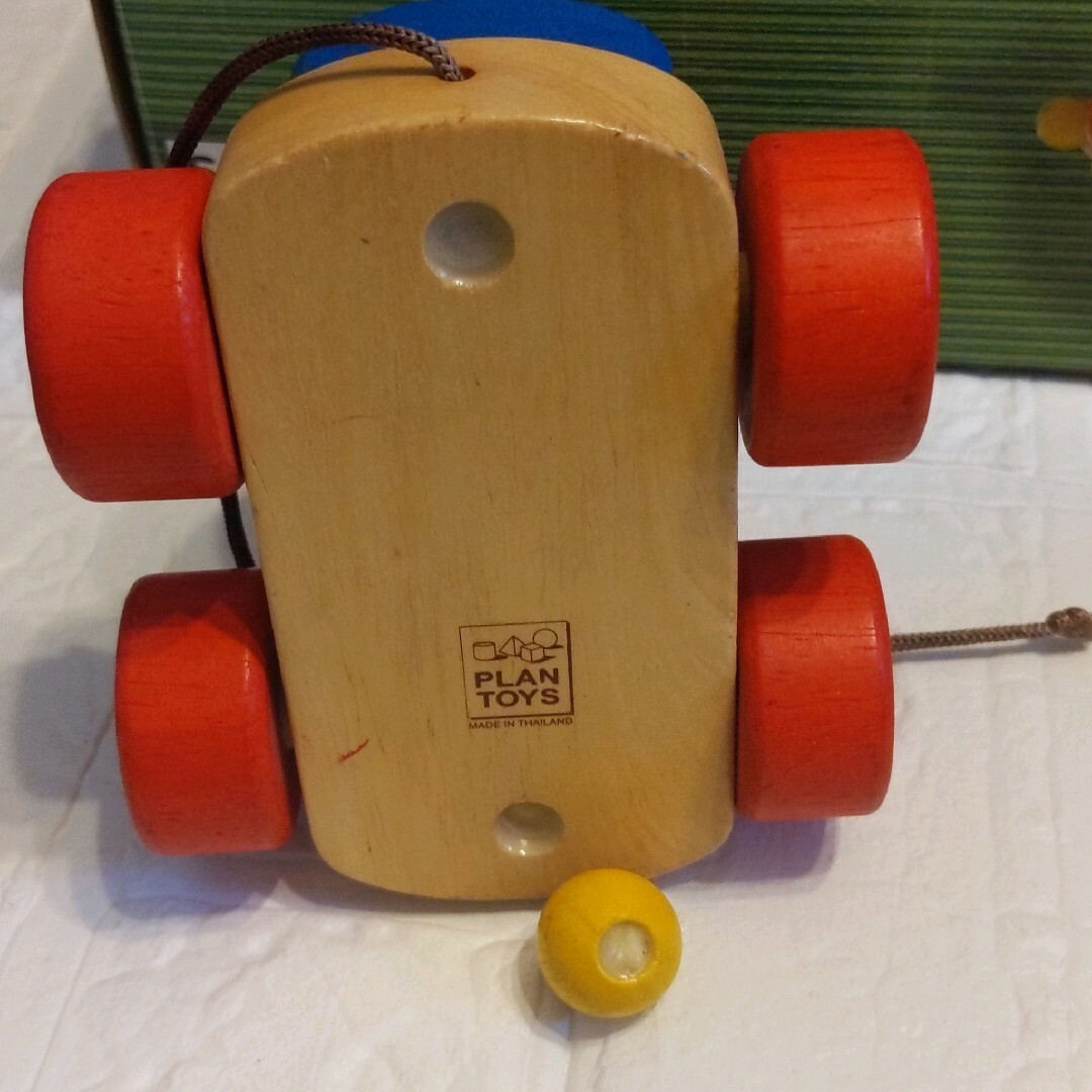 PLANTOYS　トレインセット　木製おもちゃ キッズ/ベビー/マタニティのおもちゃ(電車のおもちゃ/車)の商品写真