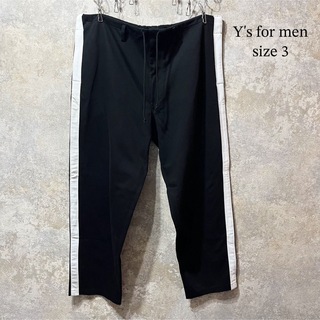 Y's for men ワイズフォーメン サイドライン ワイドパンツ
