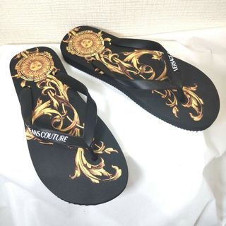 VERSACE JEANS COUTURE サンダル ブラック 28.0cm(サンダル)