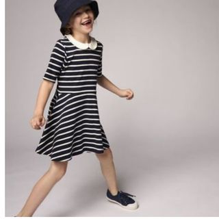 プチバトー(PETIT BATEAU)のプチバトーボーダーワンピース12a(152)(ワンピース)